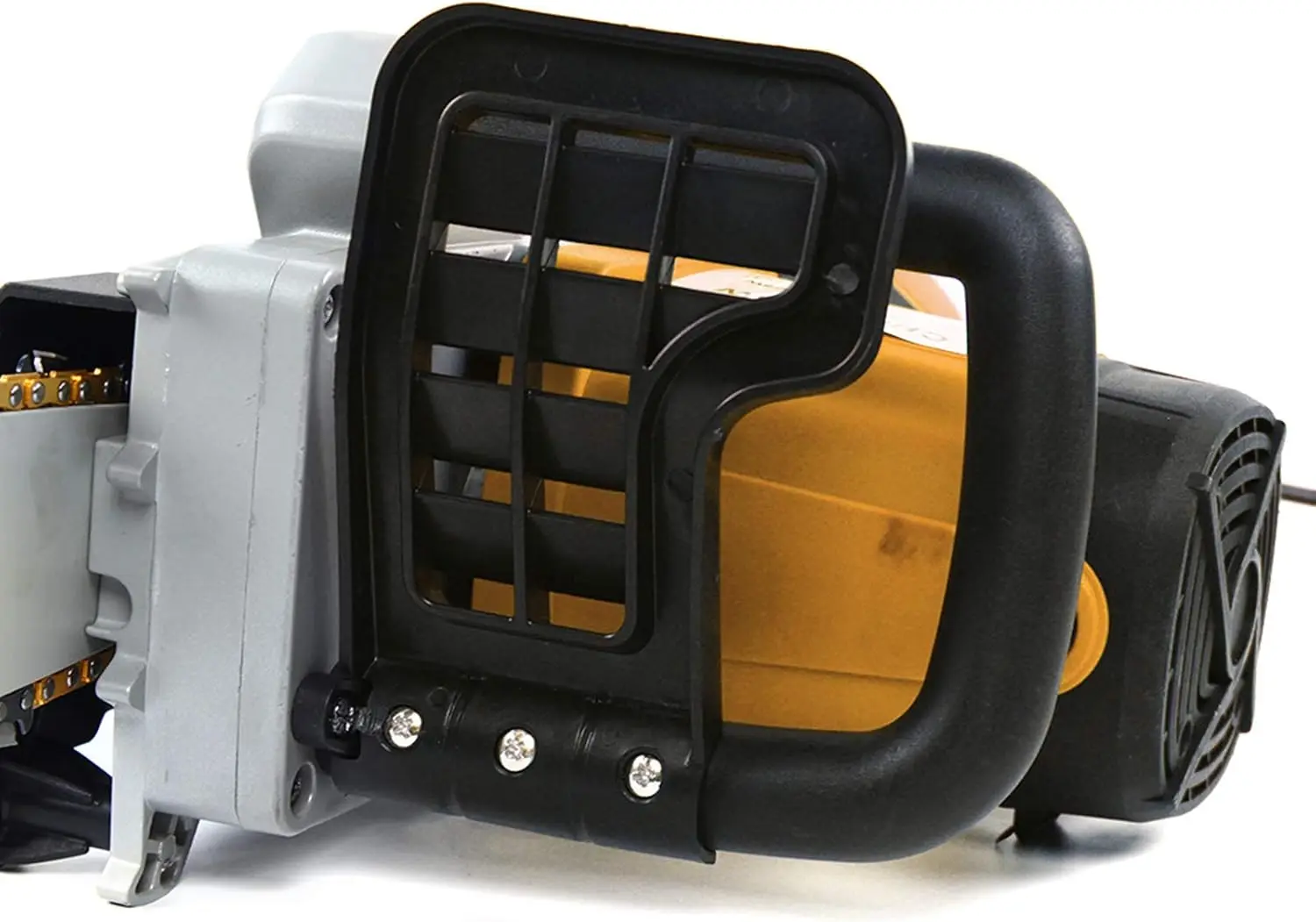 16 Zoll 2000 W elektrische Kettensäge, 800 U/min, automatische Kraftstoffeinspritzung, verstellbare Kette für Zweige, Sträucher, Holz, Gärten – Detail 5