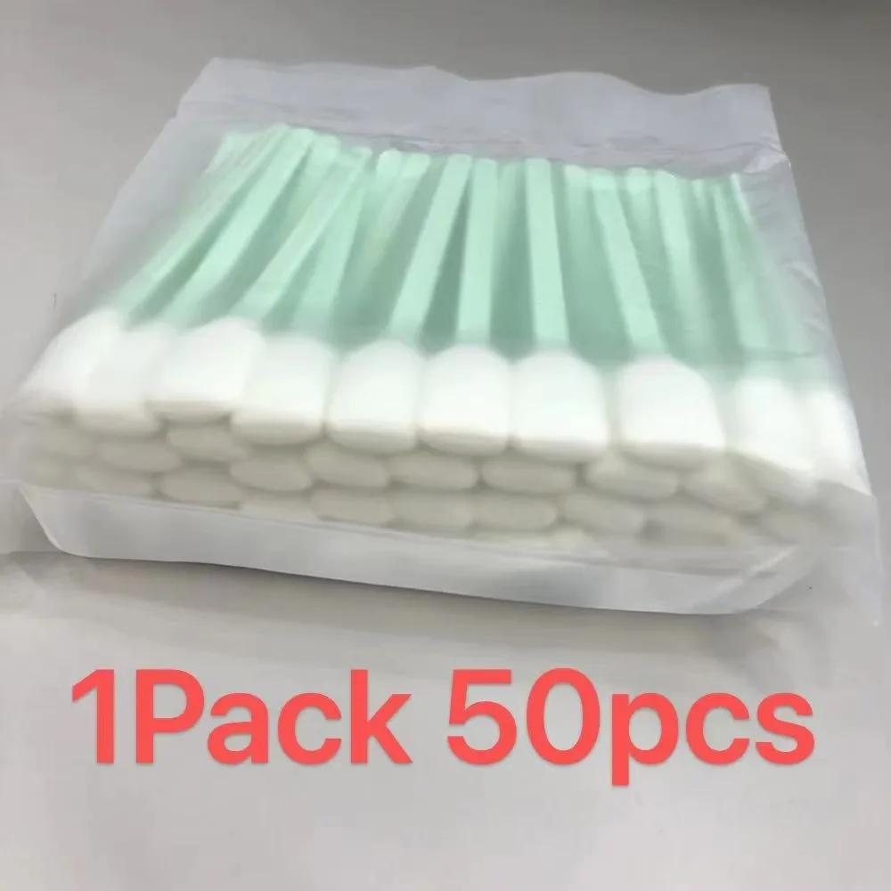 50pcs/100pcs/150pcs Epson Roland Mimaki Mutoh 프린트 헤드 청소용 도구 청소 스폰지 면봉 청소 브러시