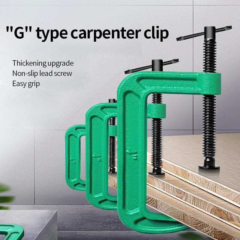 Heavy Duty C Clamp - Deep Throat G Type For Woodworking & Metalworking