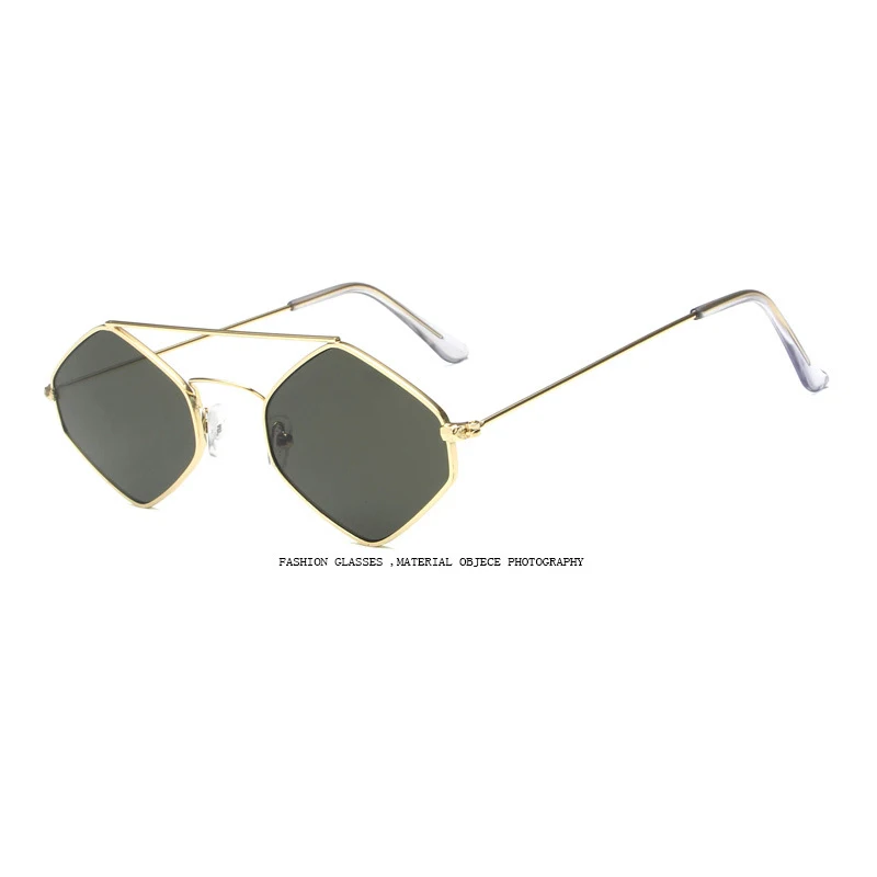 

DOISYER Fashion metal sunglasses wholesale women rhombus sunglasses support custom brands