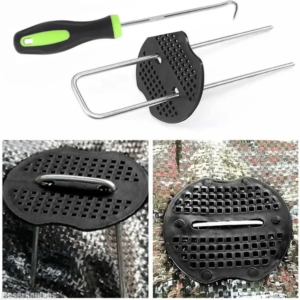 U-shaped Garden Pegs Metal Heavy Duty Fixing Tools for Securing Weed Control Landscape Fabric Artificial Grass, garden pegs