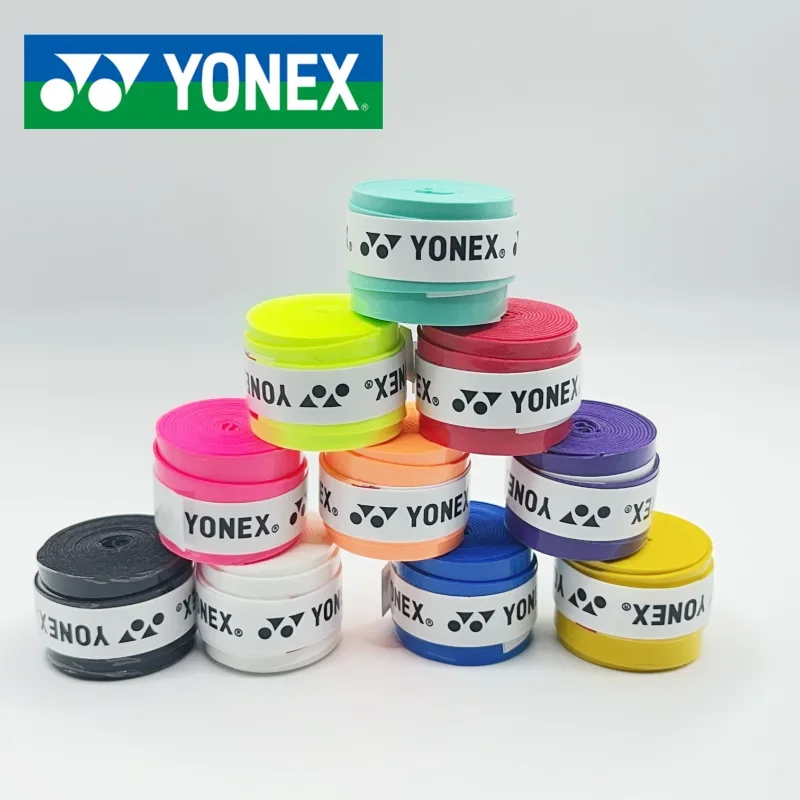 

YONEX Overgrip Badminton Racket Viscose Non-slip Sweat-absorbent Yy Flat Tape Grip Handle Tennis Sports Wrapped Tape