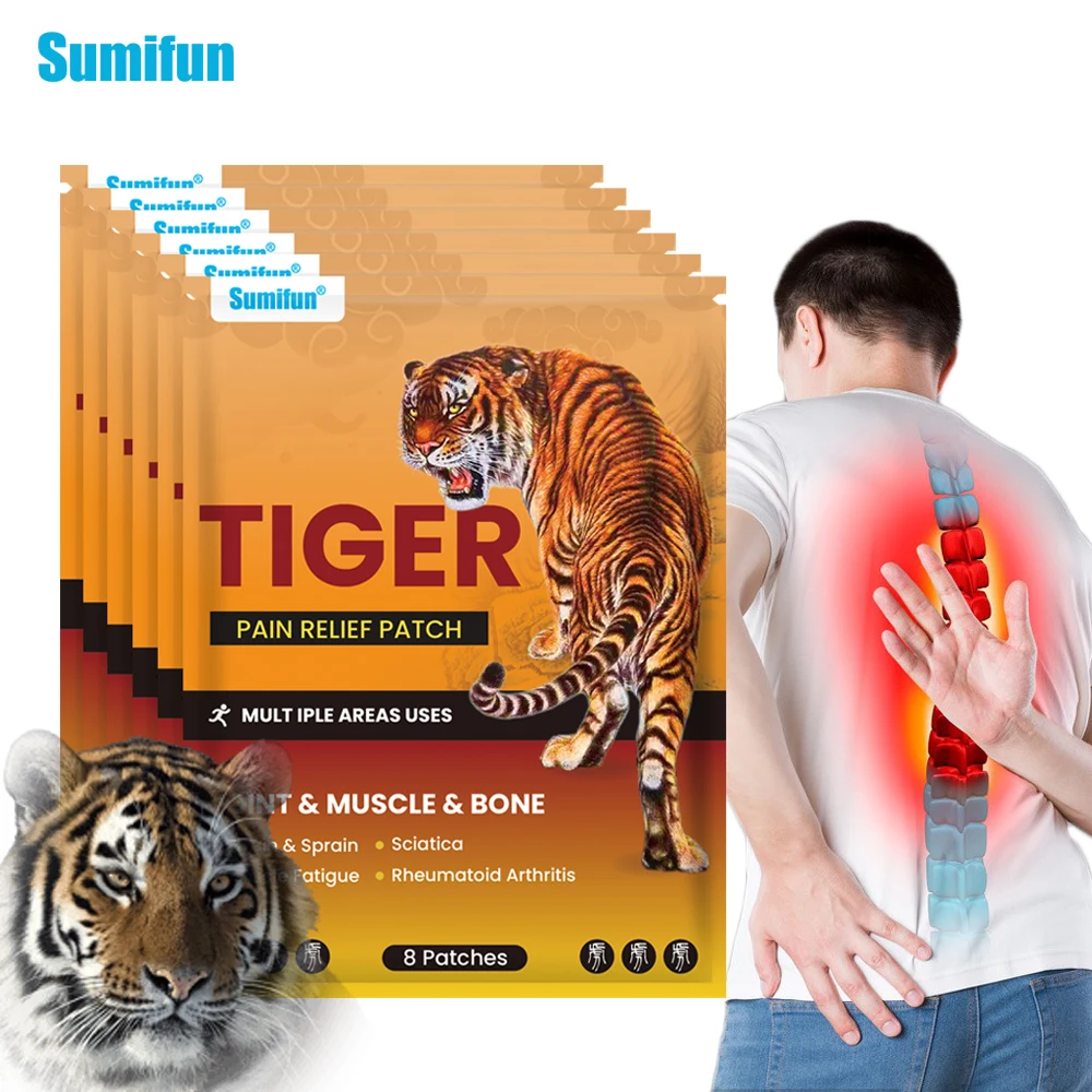 

40/80Pcs Sumifun New Tiger Balm Analgesic Patches Knee Joint Muscle Pain Relief Sticker Arthritis Rheumatism Painkiller Plaster