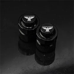 Premium CNC Motorcycle Tire Valve Caps Cover - Universal Fit (Black)