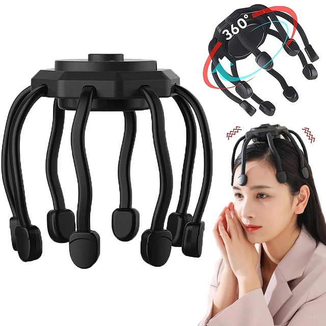 Octopus Head Massager Electric Scalp Massager Vibrator Head Massage For Migraine  Headache Pain Relief Stress Relax Treatments - AliExpress