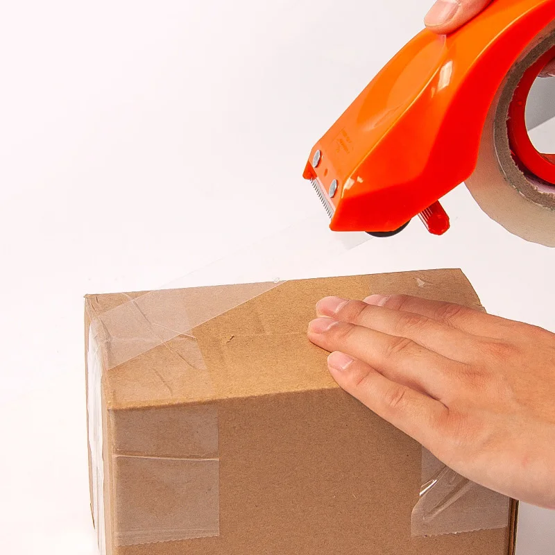 Plastic Sealing Packer Tape Dispenser Packaging Parcel 50mm Width Roller Tape Cutter Sealing Holder Manual Packing Machine shipping tape dispenser