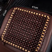 Car Seat Cushion Summer Breathable Cooling Wood Bead Seat Cover Pad Office Massage Cushion Air Ventilation Mesh Mat Cushion Pad 4