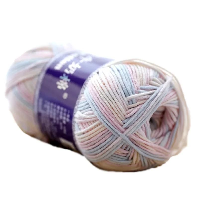 Xuefeier-Baby Cotton Thread, Baby Cotton Thread, Chenille Sub-Thread, Crocheted Wool, 5-Ply 5