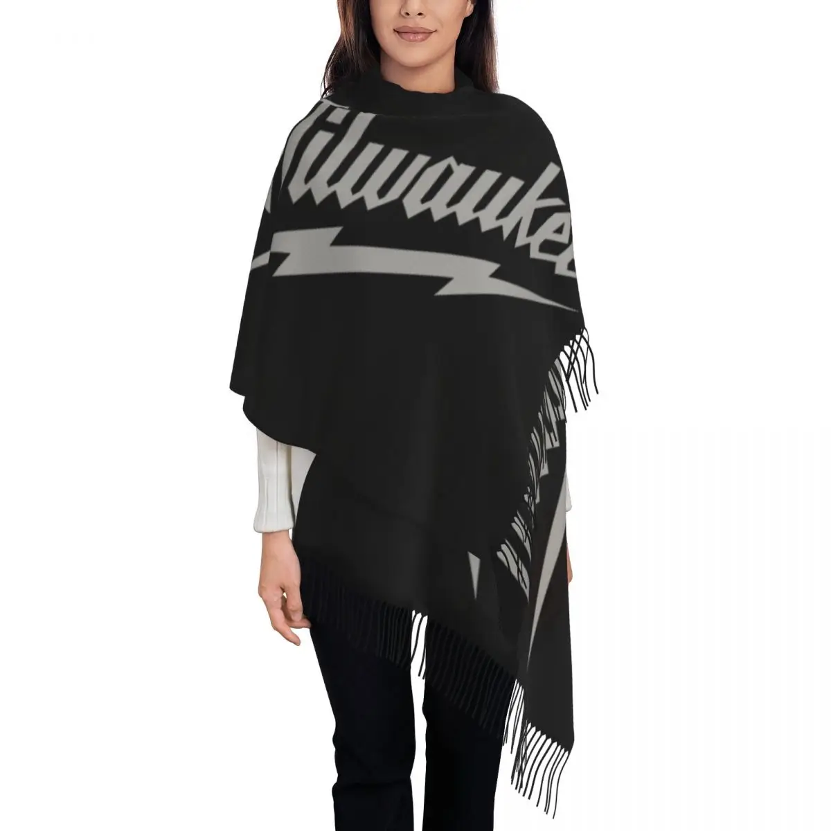 

Stylish Milwaukees Tassel Scarf Women Winter Fall Warm Shawl Wrap Female Scarves