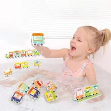 

New Alphabet Baby Bath Toys Kids Soft EVA Bathroom Bathtub Cognitive Floating Bathing Toy Child Early Educational Wall Stickers