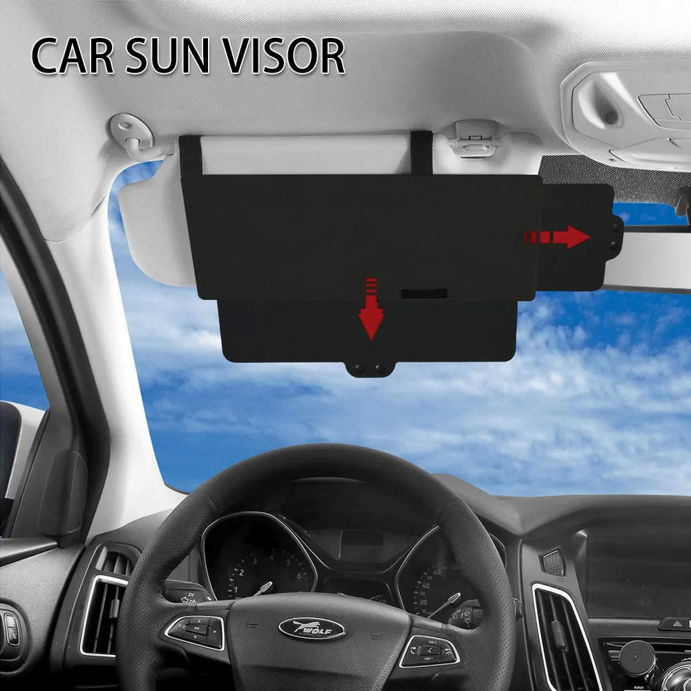 Car Truck Sun Windshield Sunshade Cover Visor Extension Board Extender Front Side Window Shade Anti Glare Auto Accessories
