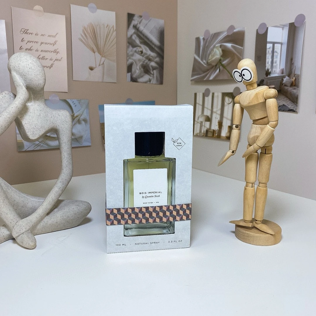 Wood Imperial perfume bottle display