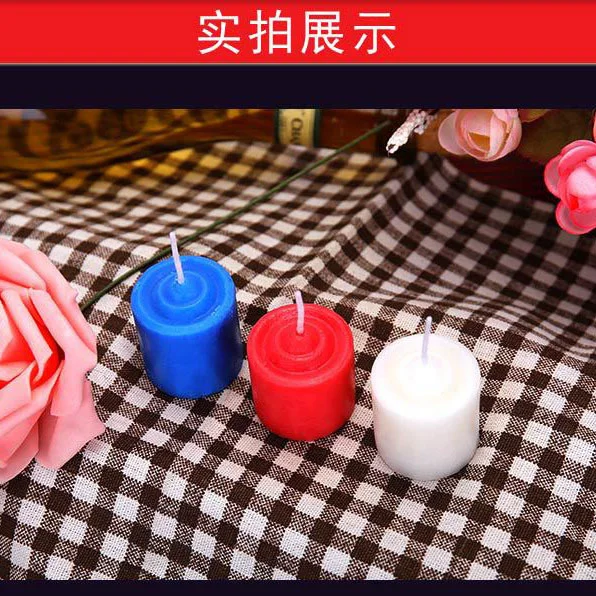 Love slave low-temperature fun candles three short wax drops adult sex products husband and wife sex toys