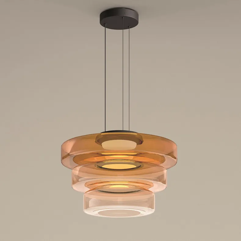 Italian Minimalist Glass Pendant Light Art Creative Modern Decoration LED Chandelier for Home Restaurant Bar 5