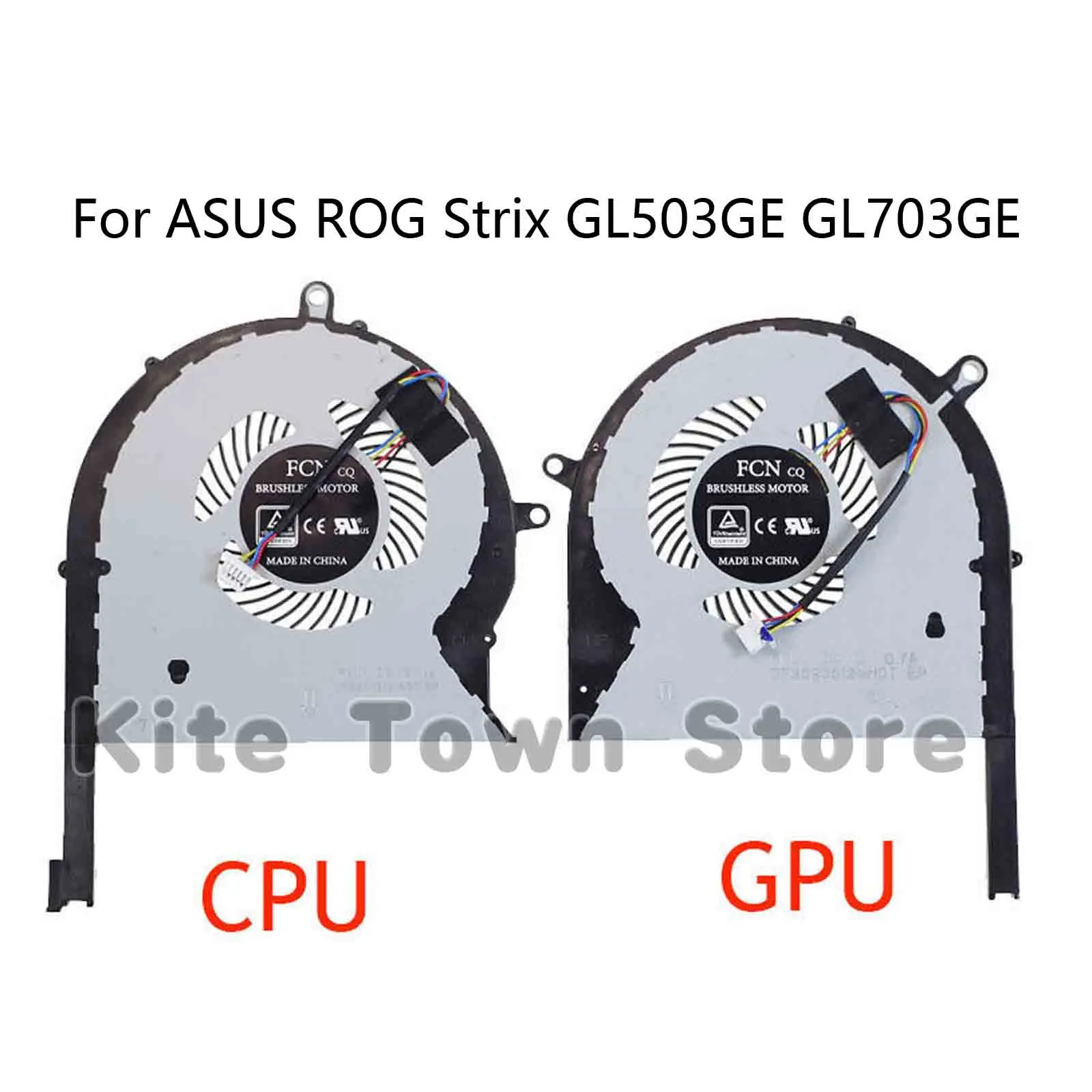 Ventilador de Refrigeração para Asus Rog Strix Gl503ge Gl703ge Px503ge Dfs593512mn0t Dfs2013121a0t Cpu e Gpu Novo