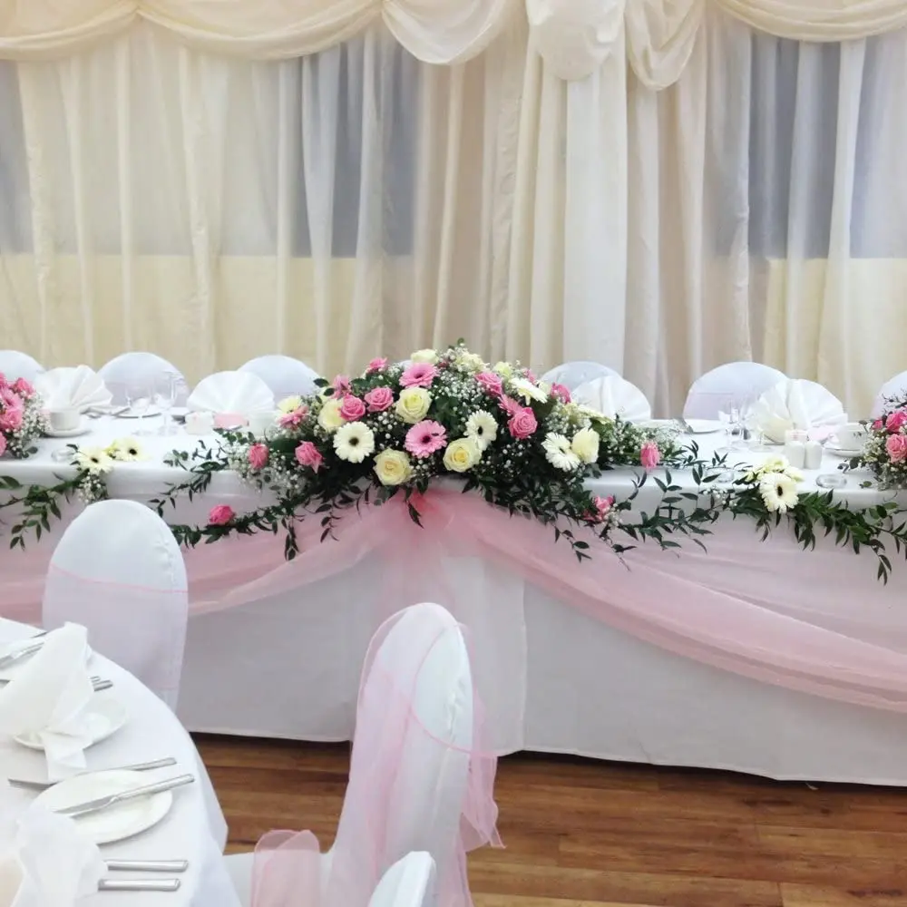 Wedding Arch Drape Organza Sheer Fabric Draping Curtain Birthday Party Backdrop Chair Sashes Swag Decoration 5m birthday backdrop party backdrop curtain party decoration party supplies