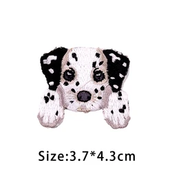 Adorable Puppy Dog Embroidered Patch for Kids' Clothing and Accessories (Dalmatia)