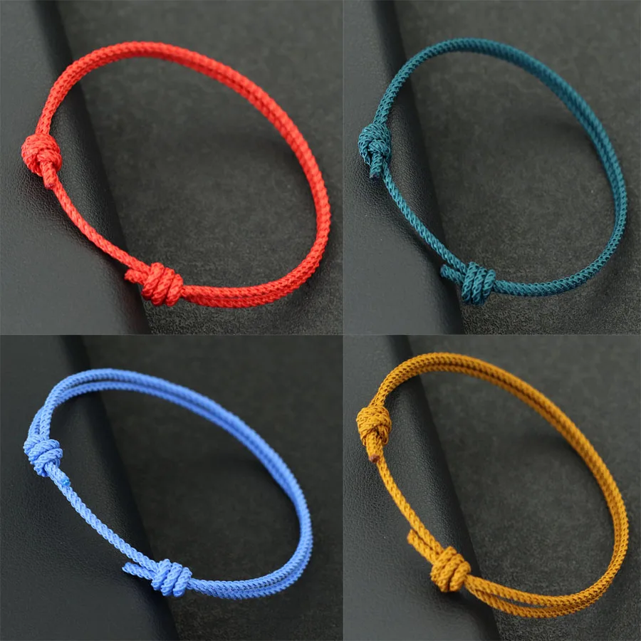 Simple Sliding Knot How To Make A Pull String Bracelet How To Make