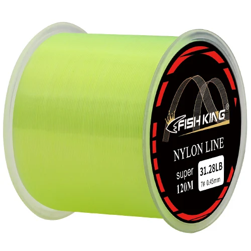 120m Green Nylon Fishing Line Japan Super Strong Multifilament Fishing Line 4.13-34.32LB Sea DAIWA Line Fishing Goods