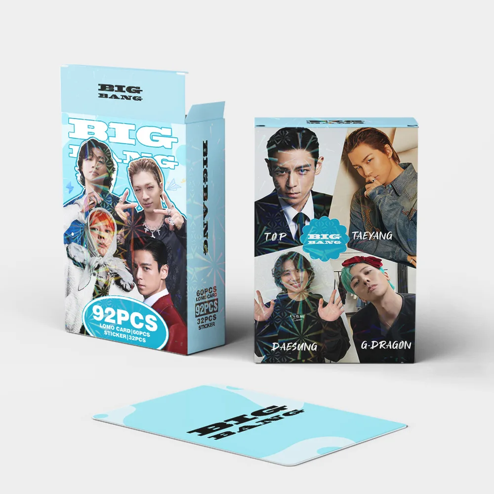 92Pcs/Set BIGBANG Idol Boy New Series HD Printd Photocards G