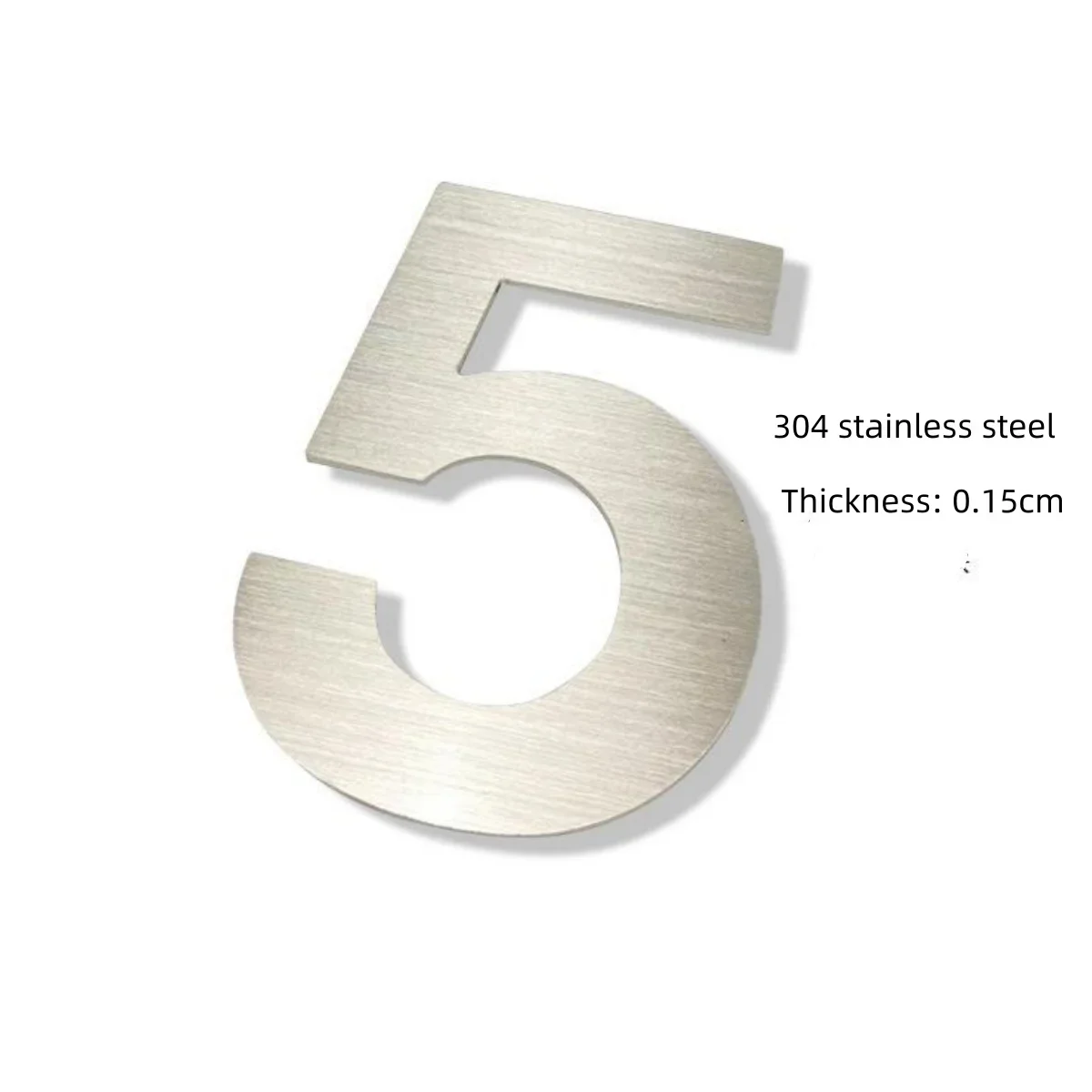 50/75/90mm Self Adhesive House Number Sticker Doorplate For Mailbox