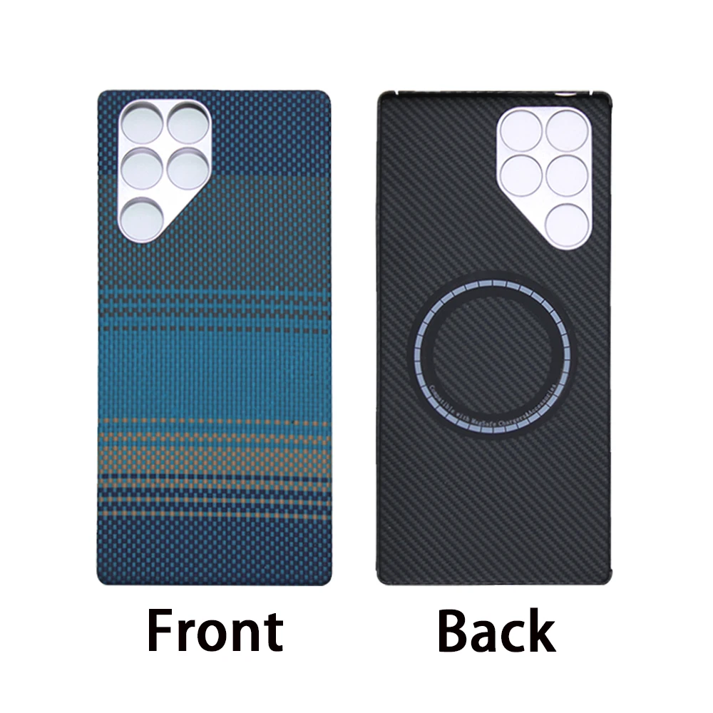 Ultra-Thin Kevlar Carbon Case - Aramid Fiber Anti-Drop Magsafe Phone Shell