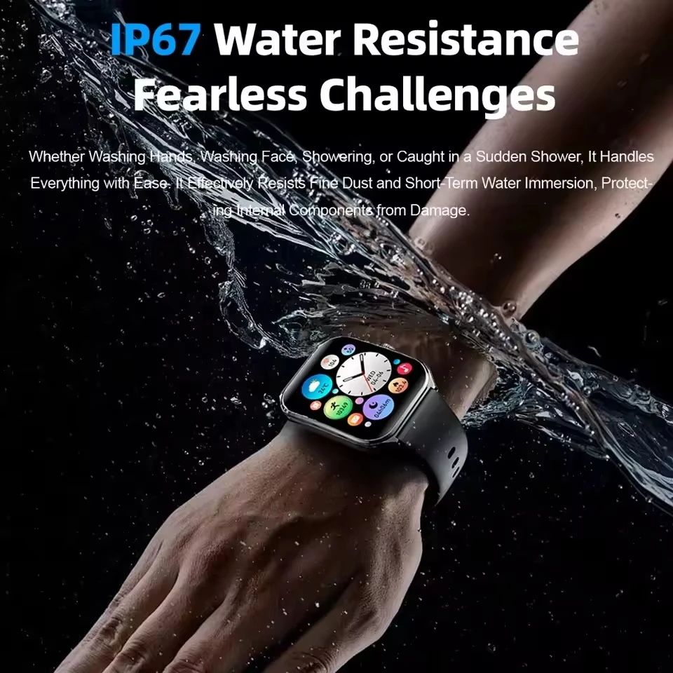 2026 New Ultra Thin AMOLED Smart Watch Men 386*448HD Screen Fashion Women Sports Bracelet BT Calling Waterproof Smartwatch gift 6