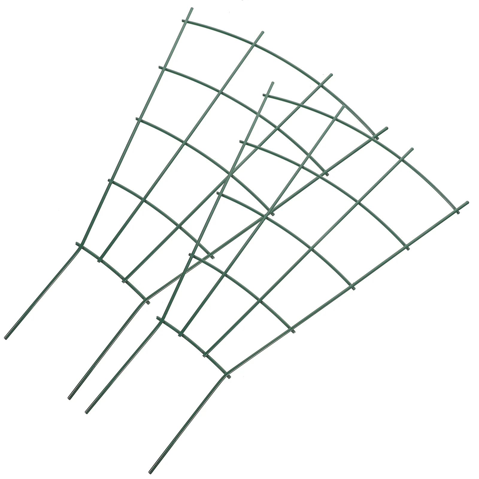 

2 Pcs Plant Climbing Stand Green Support House Plants Rack for Garden Planting Wreath Vine Trellis Metal