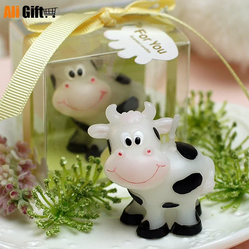 10Pcs Festa Di Compleanno Creativa Per Bambini Taurus Candle Cow Candela Profumata Decorazione Di Nozze Fatta A Mano Velas Wax Home Party Decor