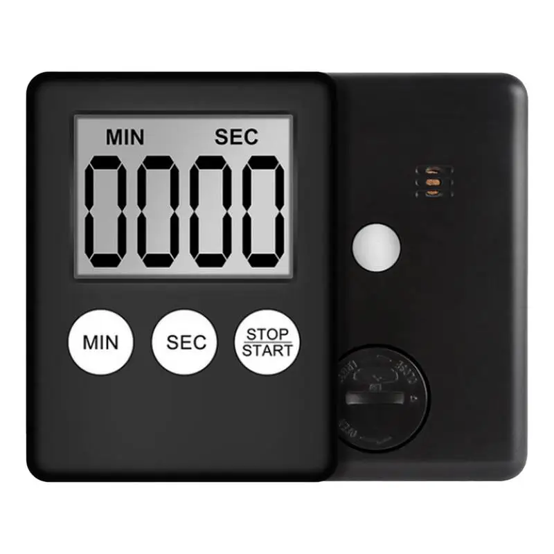 1Pc Timer Super Thin Cooking Baking LCD Digital Screen Square Cooking Count Up Countdown Kitchen Timer Alarm Clock Kitchen Tool 5