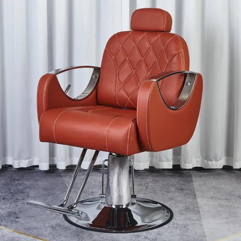 

Hairdressing Swivel Barbershop Comfort Barber Chair Hair Dyeing Perm Lift Barber Chair Cadeira De Barbeiro Beauty Furniture WT