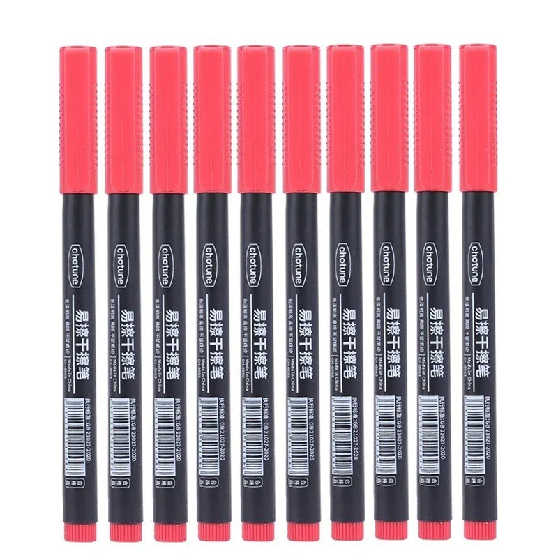 Ultra Fine Tip Dry Erase Markers Set - 0.5mm, 3 Vibrant Colors