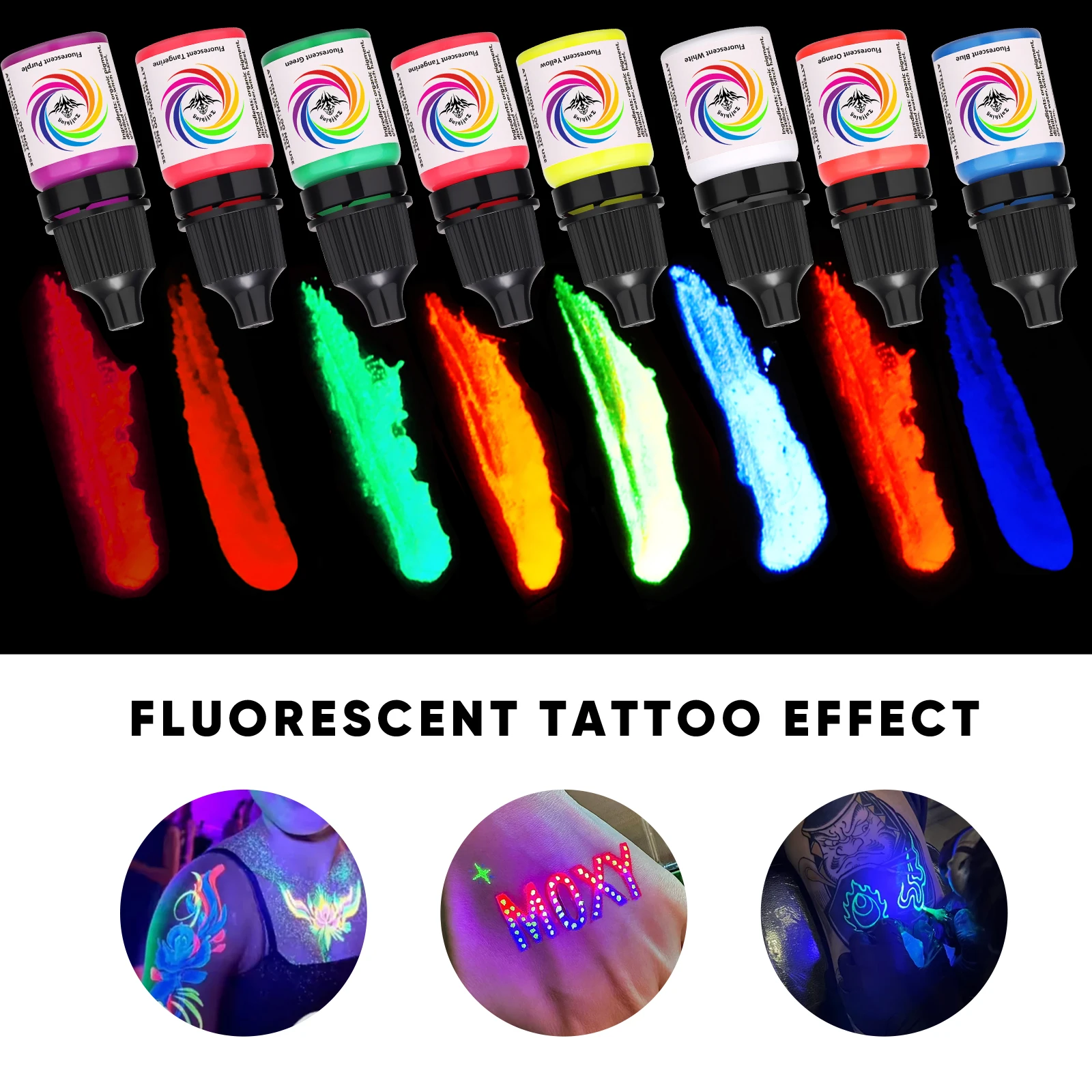 Tattoo Ink Tattoo Ink Pigment Tattoo Ink Kit 5ML Tattoo Ink Pigment fluorescent ink
