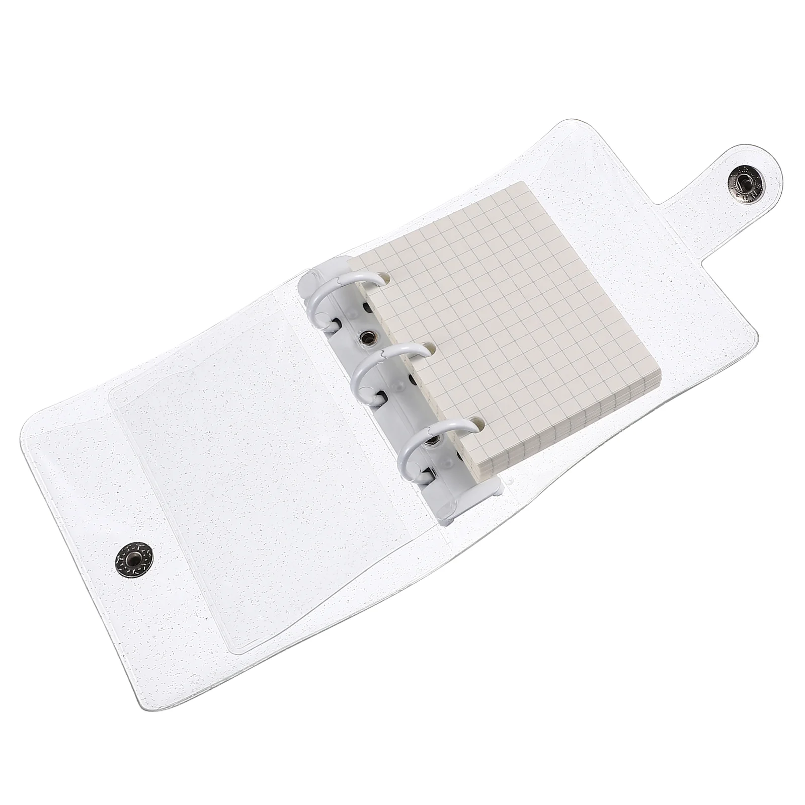 

1 Set Portable Notepad 3 Ring Binder Scrapbook Small Note Book Scrapbooking Pad Mini Memo Pad