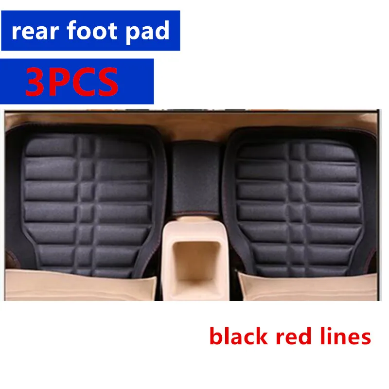 2/3/5pcs Tapis De Pied En Cuir Pour Voiture, Tapis De Sol De