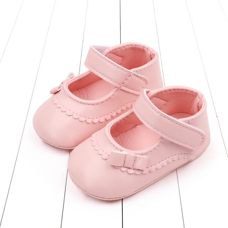 Baby Girl Shoes Soft PU Mary Jane Casual Walking Shoes Indoor Prewalking Birthday Gift for Baby Girl 0-1 Years 2023 New Fashion 6