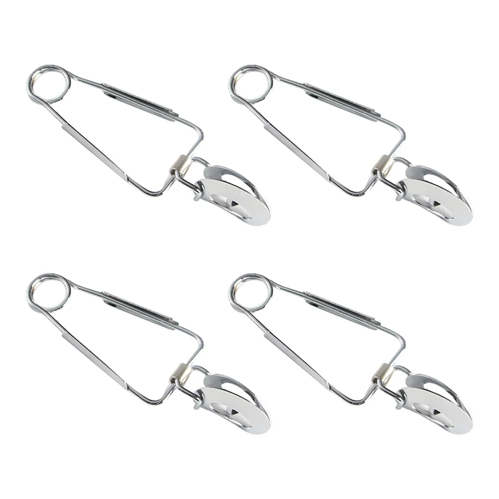 

4 Pcs Stainless Steel Conch Clip Mini Clamps Snail Tongs Kitchen Food Serving Appetizer Shellfish Multi-function