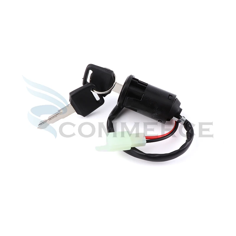 Ignition Key Switch Universal 2 Wires for ATV Go Kart Scooter Motorcycle Quad Dirt Bike electric bicycle key switch,motorcycle keys,ignition key cover