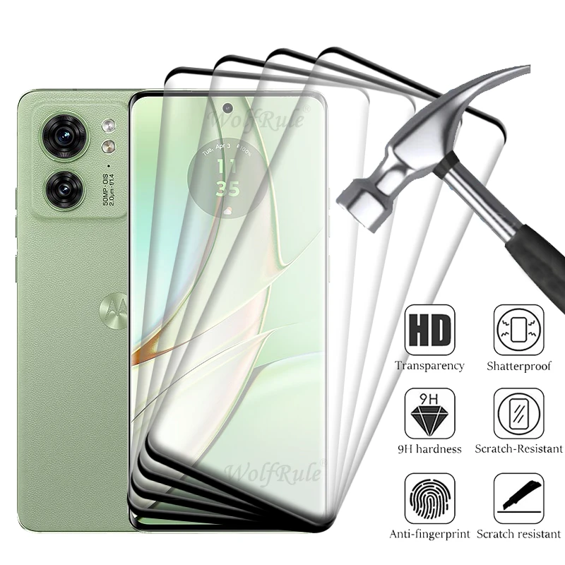 Pack of Tempered Glass Screen Protectors - 9H Full Cover, Curved Design