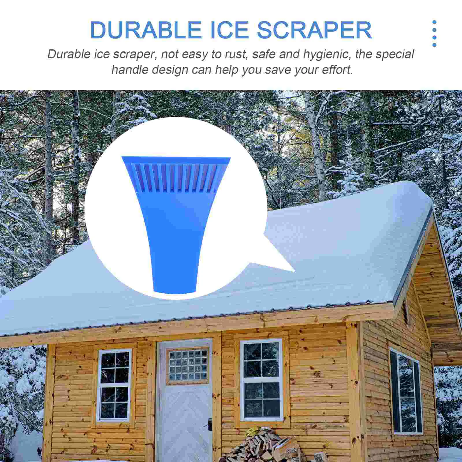 Abs Ice Scraper Freezer Frost Shovel Deicing Tool Ice Removal Scoop Refrigerator Snow Remover Parts Accessories 3 Pcs