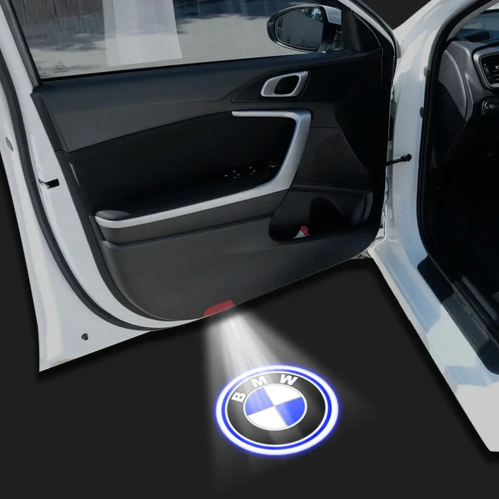 LED HD 자동차 문짝 로고 웰컴 라이트 프로젝터 램프, BMW E90 E91 E92 E93 E60 E61 F10 F07 E63 E64 F12 F13 F30 E87 액세서리