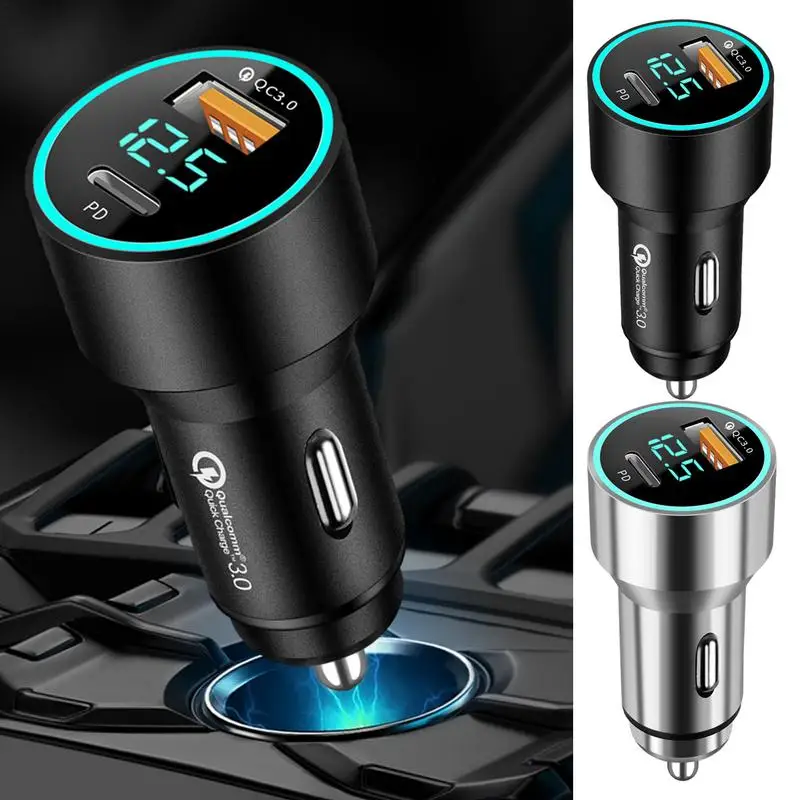 

Car Lighter USB Adapter Car Charger Fast Charging USB Ports Adapter Quick Charging Chargers Cigarette Lighter Adapter Socket