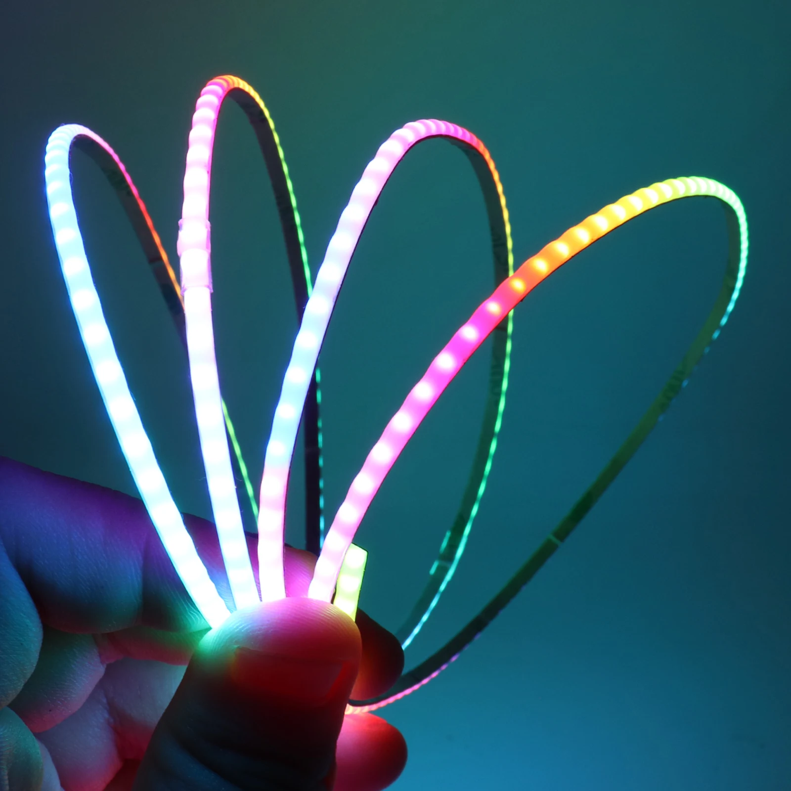 รูปสินค้า USB Powered RGB LED Strip 240 LEDs ควบคุม RGB แบบละเอียด 3 มม.