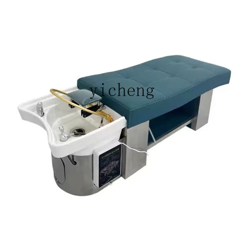 

YY High-End Ceramic Basin Stainless Steel Shampoo Chair Water Heater Hair Water Circulation Massage