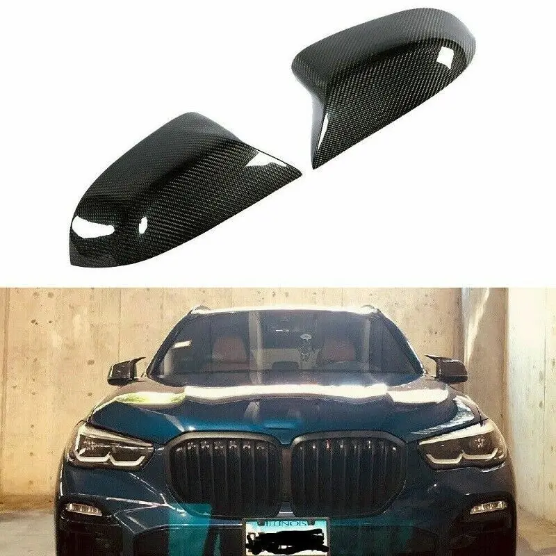 

Carbon Fiber Side Mirror Cover Caps For BMW X3 G01 X4 G02 X5 G05 X6 G06