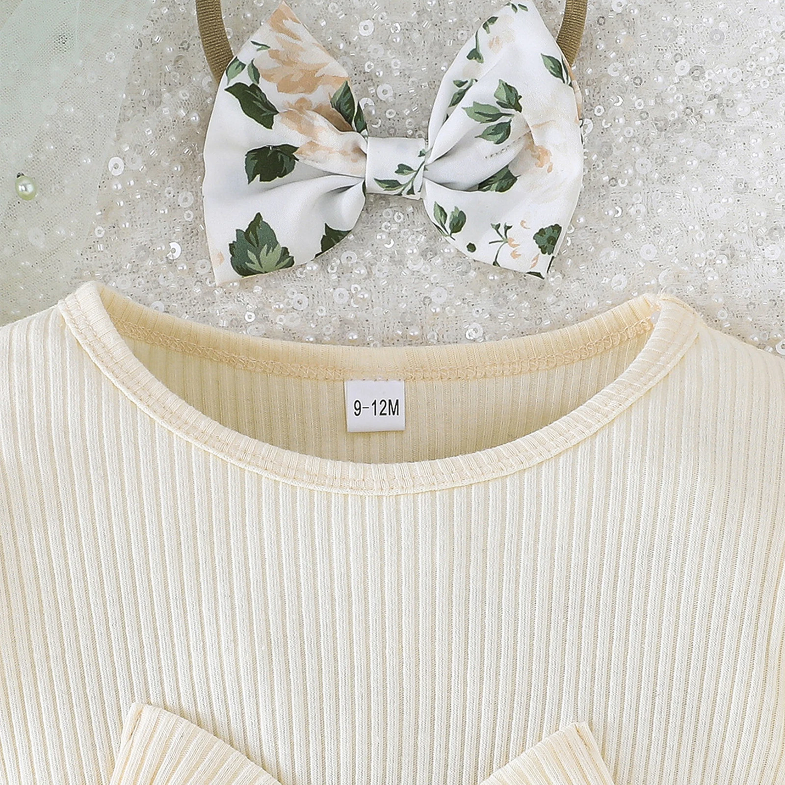 Floral Baby Girl Dress Set 4
