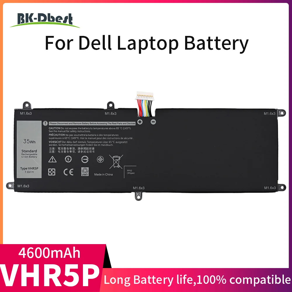 

BK-Dbest Новый аккумулятор для ноутбука VHR5P для Dell Latitude 11 5175 tablet Battery XRHWG RHF3V 7,6 V 35WH