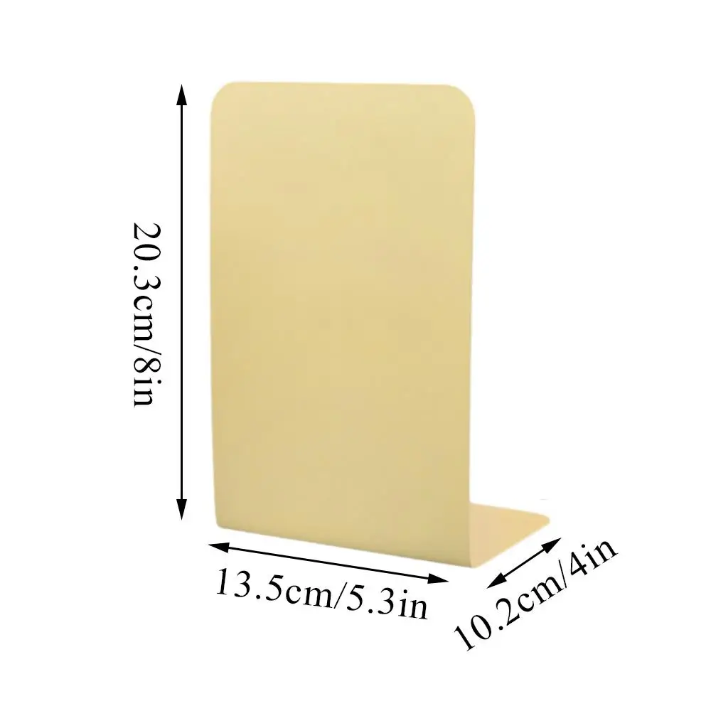 L-Shaped Durable Metal Desktop Organizer and Book Stand
