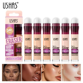 USHAS Sponge Tip Foundation Holding Concealer No Makeup Removal Waterproof Concealer 12 Colours Available 1
