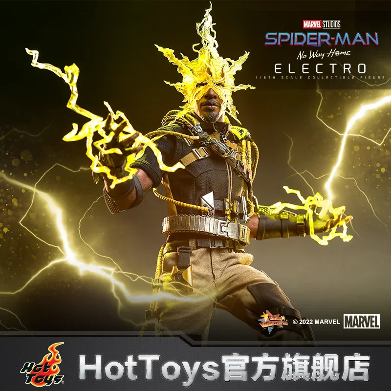 Hot Toys Anime Action Figure Spider Man: Hero No Return, Electric Light Man Rapporto 1:6, Doll Soldier Man Pvc Model Gift Toys